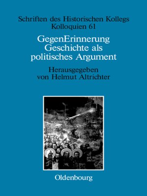 cover image of GegenErinnerung